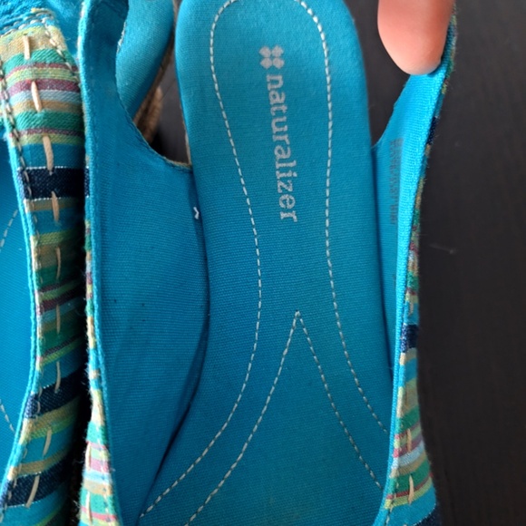 naturalizer wedge heels blue - Picture 4 of 6